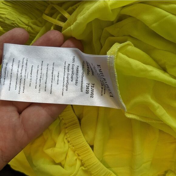 EMILIO Pucci Runway yellow skirt with underskirt 10 BNWT - Picture 9 of 9
